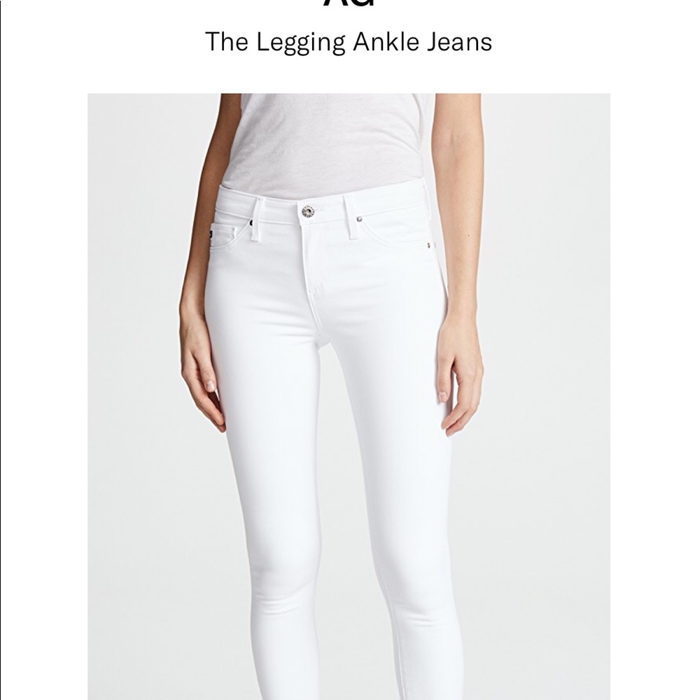 AG White Jeans
